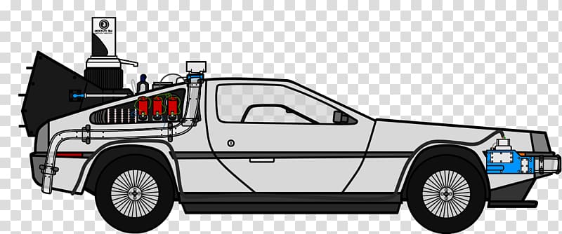 DeLorean DMC-12 Car DeLorean time machine , accounting period cycle concepts transparent background PNG clipart