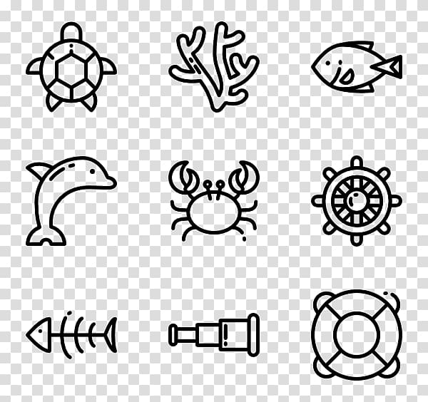 Computer Icons Sea Ocean Encapsulated PostScript, sea life transparent background PNG clipart