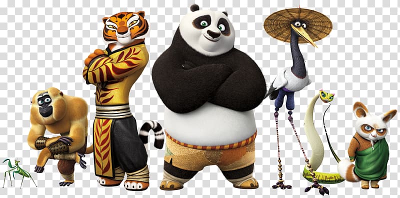Kung Fu Panda, Po Tigress Master Shifu Kung Fu Panda Film, Kung-fu panda transparent background PNG clipart