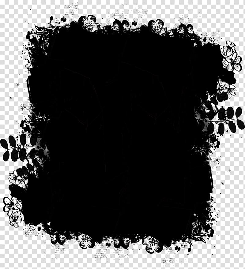Monochrome Silhouette, grunge transparent background PNG clipart