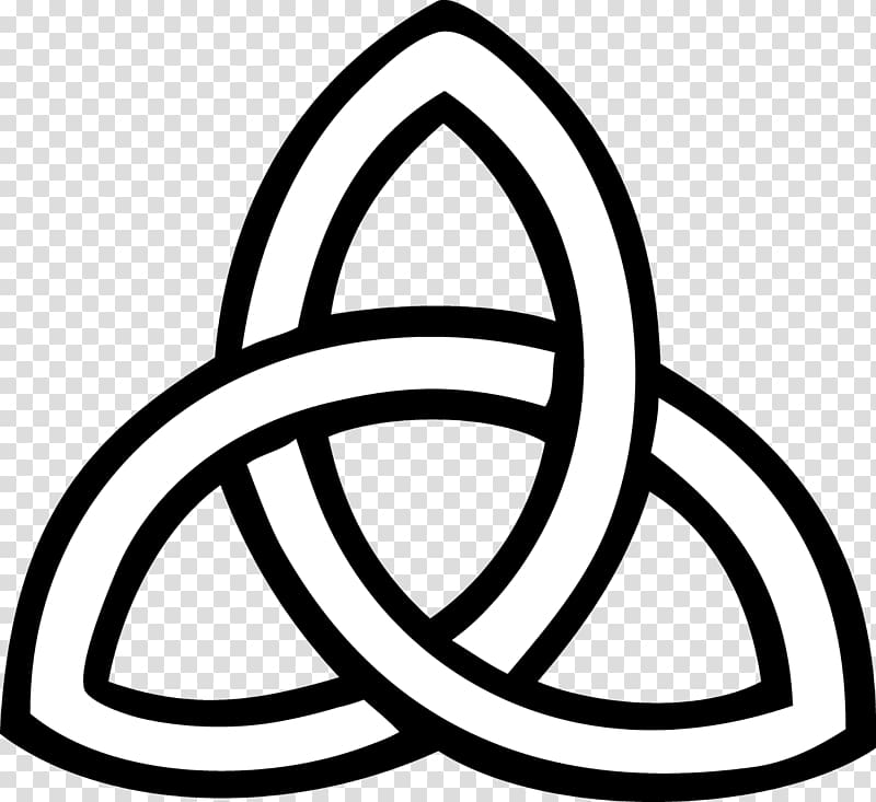 Triquetra Trinity Symbol Christianity Celtic knot, symbol transparent background PNG clipart