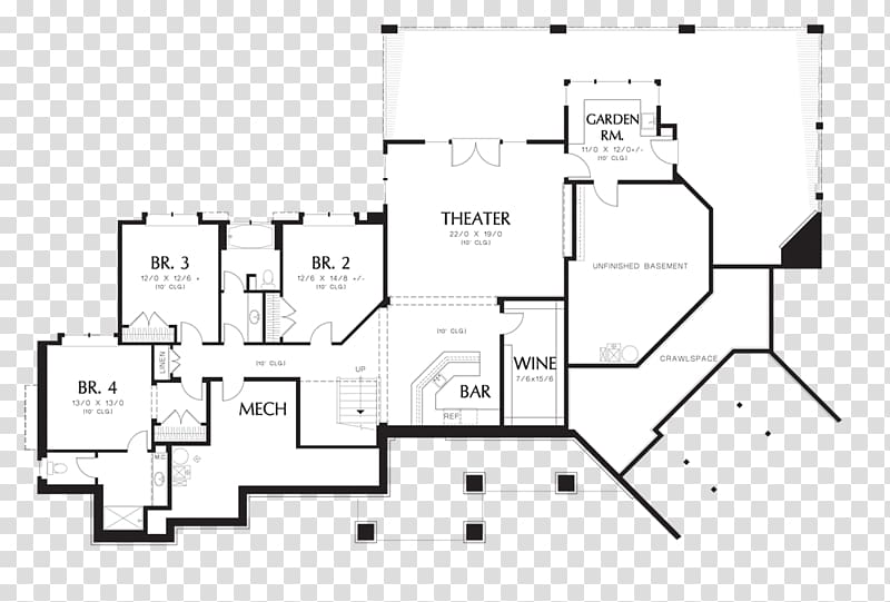 Floor plan House plan, lofty light transparent background PNG clipart