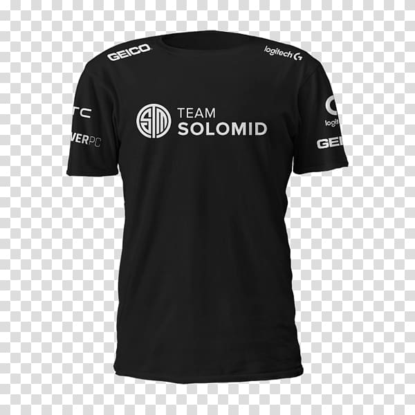 T-shirt Adidas Trefoil Clothing Casual, Team SoloMid transparent background PNG clipart