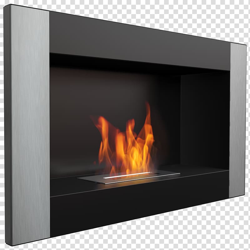 Bio fireplace Ethanol fuel Wall Berogailu, rock fireplace transparent background PNG clipart