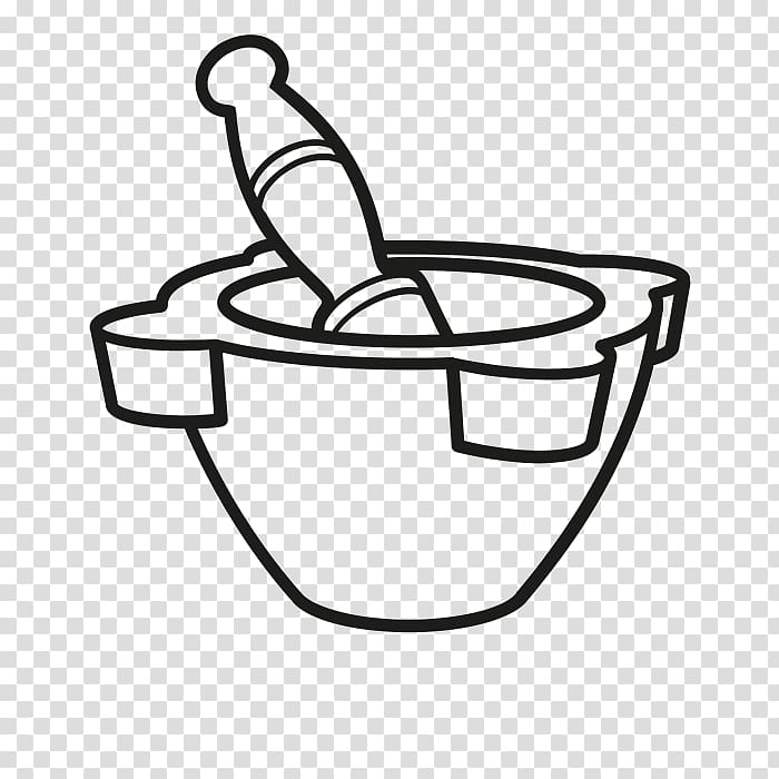 Mortar and pestle Drawing Coloring book, mortar and pestle transparent background PNG clipart