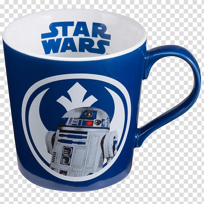 Leia Organa Han Solo Luke Skywalker Mug Star Wars, r2d2 transparent background PNG clipart