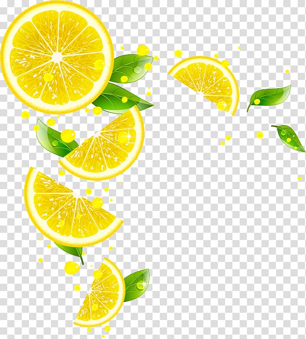 Juice Lemonade Mandarin orange, Fresh lemon orange fruit material transparent background PNG clipart