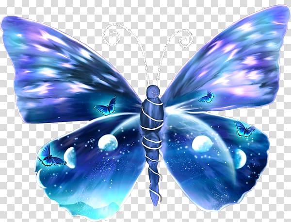 Blue butterfly PNG image transparent image download, size: 2200x1880px