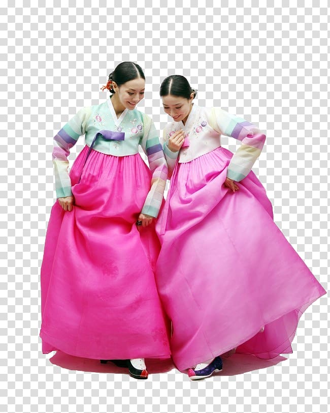 South Korea Hanbok Hanfu Clothing, traditional dress transparent background PNG clipart