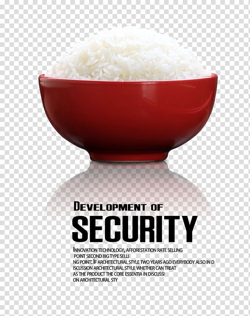 Cooked rice Food Bowl, Creative hot rice transparent background PNG clipart