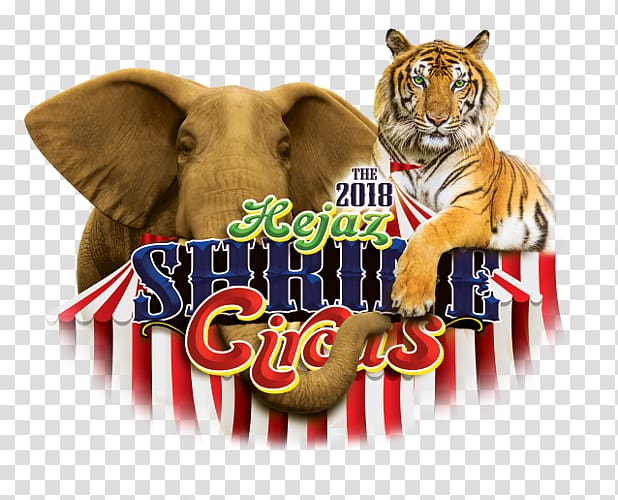 Hejaz Shrine Circus Anderson, carnival poster transparent background PNG clipart