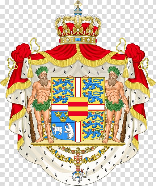 Coat of arms of Denmark Royal coat of arms of the United Kingdom Monarchy of Denmark National coat of arms, royal crown transparent background PNG clipart