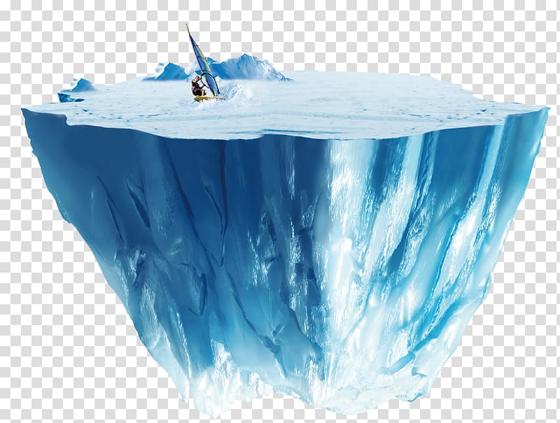 iceberg , Iceberg Icon, Blue atmosphere iceberg decoration pattern transparent background PNG clipart
