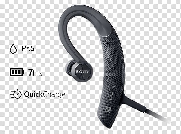 Sony XB80BS EXTRA BASS Sony MDR-XB80BS/B Wireless Sports Bluetooth In-Ear Headphones Headset Sony Corporation, sony wireless headset sport transparent background PNG clipart