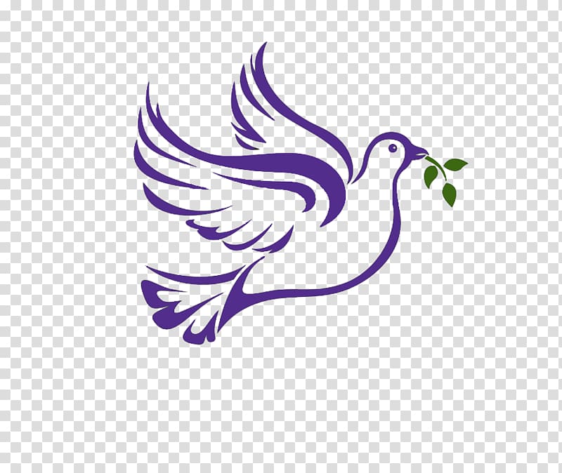 purple bird illustration, Jackson Funeral Services Funeral home Cremation Cemetery, DOVE transparent background PNG clipart