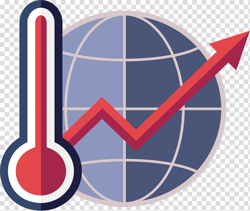 Euclidean Arrow Computer file, Global warming thermometer transparent background PNG clipart