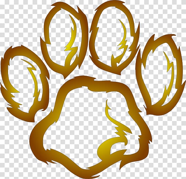 Wildcat Tiger Paw , footprint transparent background PNG clipart