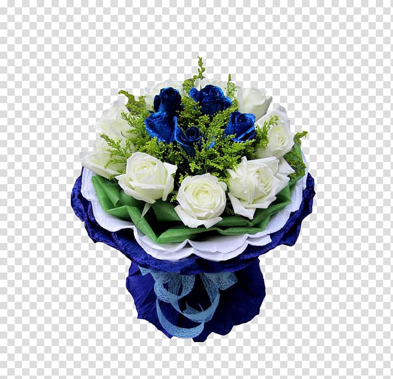 Beach rose Blue rose Flower White, A bouquet of flowers transparent background PNG clipart