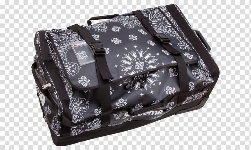 Handbag Hand luggage Baggage Black M, Louis Vuitton X Supreme Popup Store transparent background PNG clipart
