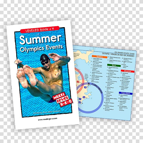 Reading Olympic Games 2016 Summer Olympics Book Text, summer theme transparent background PNG clipart