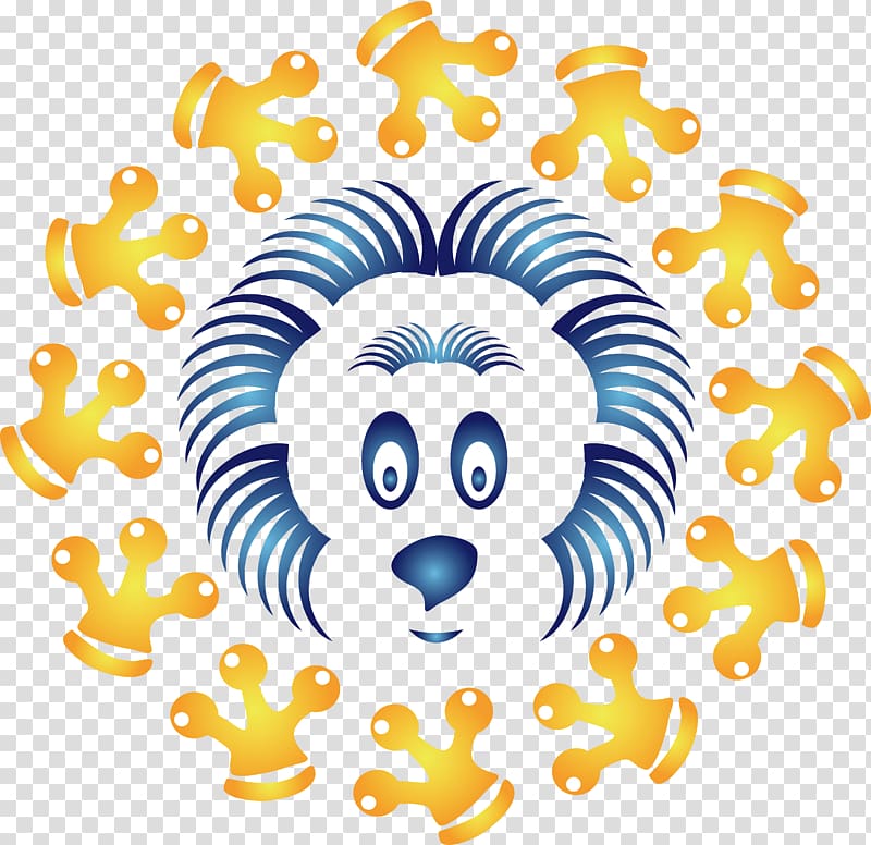 Lion , Creative Leo transparent background PNG clipart