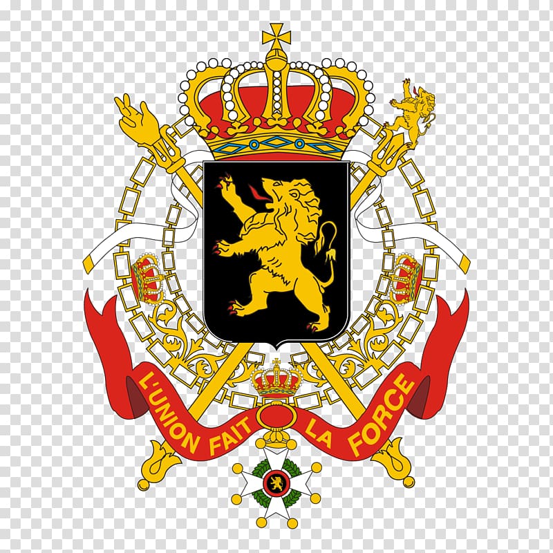 Coat of arms of Belgium illustration, coat of arms lion transparent background PNG clipart