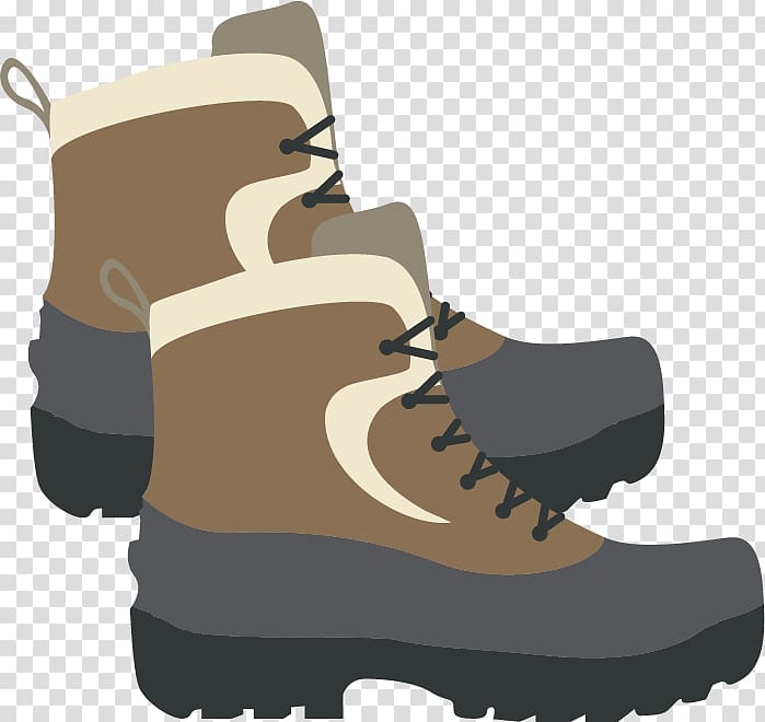 Boot Shoe, gray snow boots transparent background PNG clipart