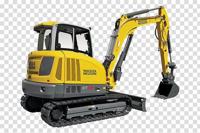 Compact excavator Architectural engineering Poclain Sticker, excavator transparent background PNG clipart