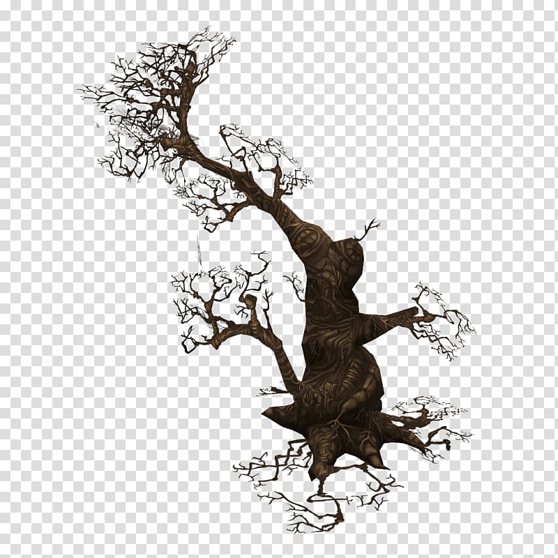 Branch Concept art Drawing Illustration, dead tree material transparent background PNG clipart