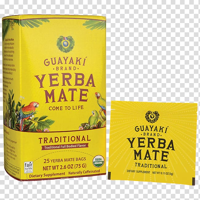 Tulsi Tea Guayaki Yerba Mate Traditional, tea culture transparent background PNG clipart