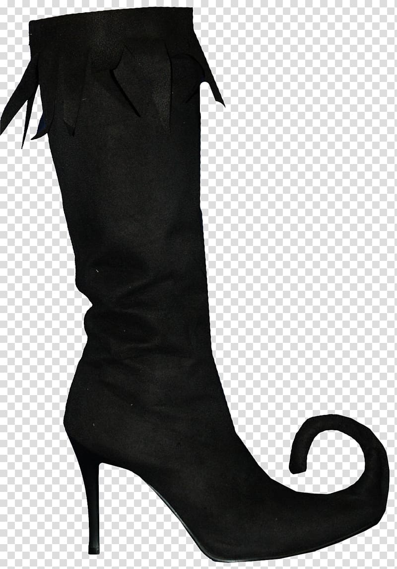 Shoe Costume Silhouette Witchcraft Halloween, Silhouette transparent background PNG clipart