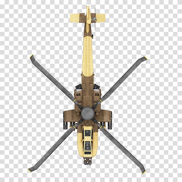Helicopter rotor Propeller, apache transparent background PNG clipart