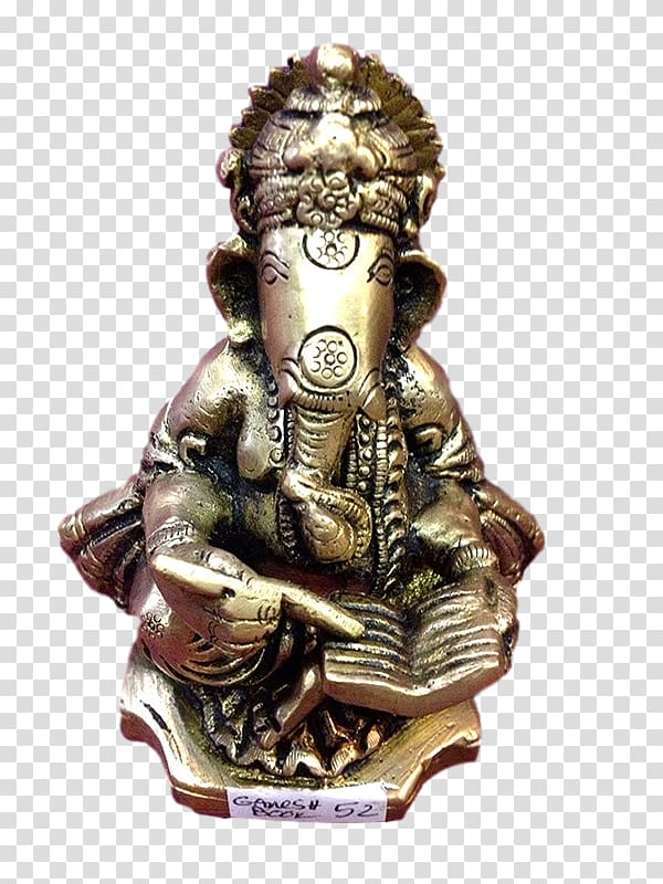 Brass Statue Bronze AsiaBarong Ganesha, Brass transparent background PNG clipart