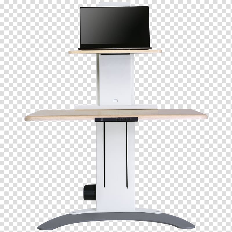 Table Standing desk Sit-stand desk Laptop, table transparent background PNG clipart