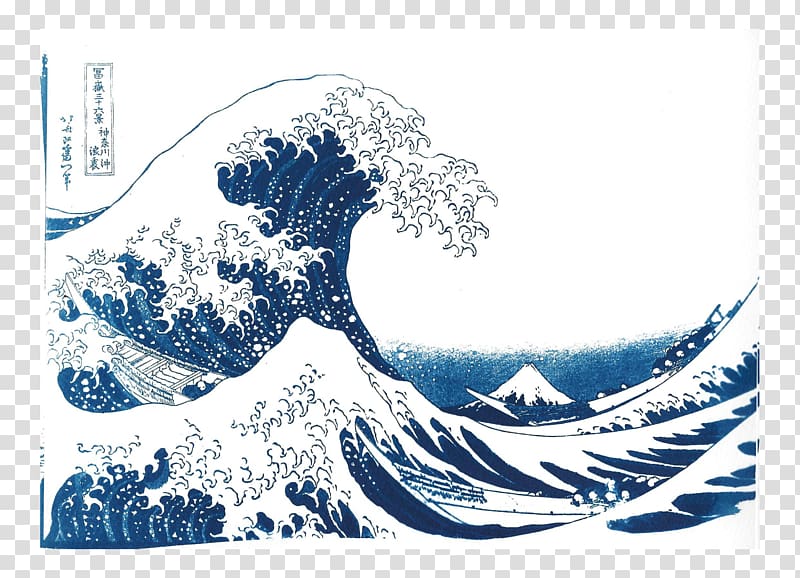 The Great Wave off Kanagawa Thirty-six Views of Mount Fuji National Gallery of Victoria Art, watercolor vast transparent background PNG clipart