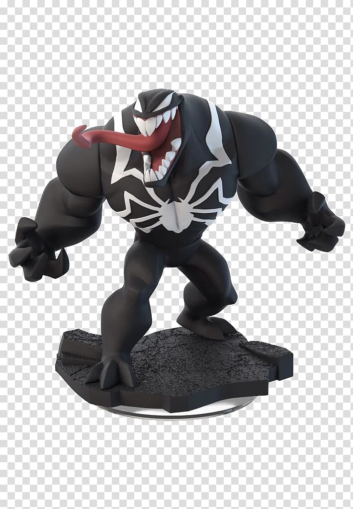 Venom Disney Infinity: Marvel Super Heroes PlayStation 4 Spider-Man, venom transparent background PNG clipart