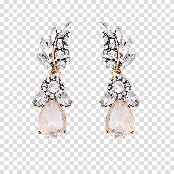 Earring Jewellery Imitation Gemstones & Rhinestones Necklace, Jewellery transparent background PNG clipart