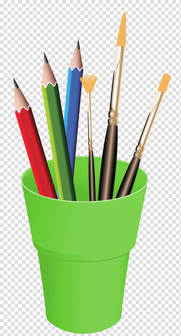 color pencils, Pencil Drawing , Pencils in Cup transparent background PNG clipart
