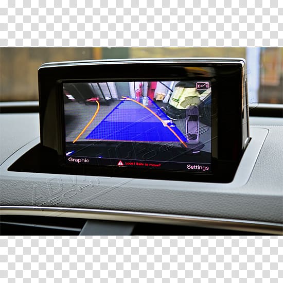 Car Audi Q3 Display device Backup camera, advanced technology transparent background PNG clipart