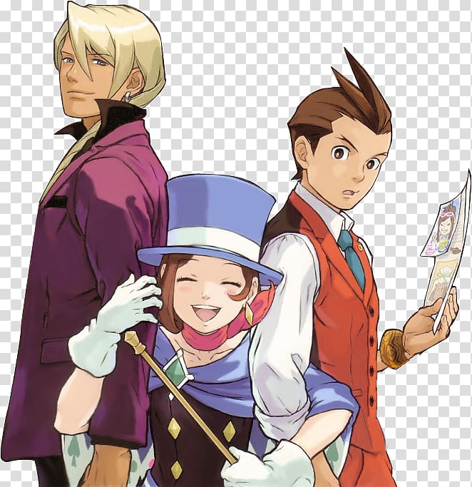 Ace Attorney Wiki - Ace Attorney Trials And Tribulations Edgeworth, HD Png  Download , Transparent Png Image - PNGitem