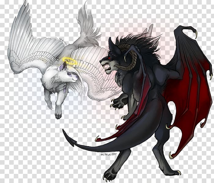 Chimera Legendary creature Dragon Demon, Chimera transparent background PNG clipart
