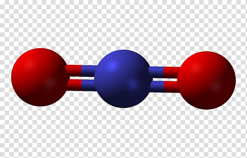 Nitrogen dioxide Ball-and-stick model Nitronium ion Carbon dioxide Molecule, nitrogen transparent background PNG clipart