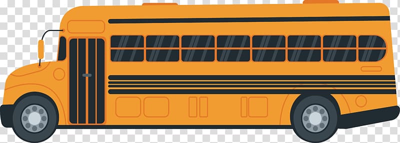 School bus Transport Icon, Yellow safe school bus transparent background PNG clipart