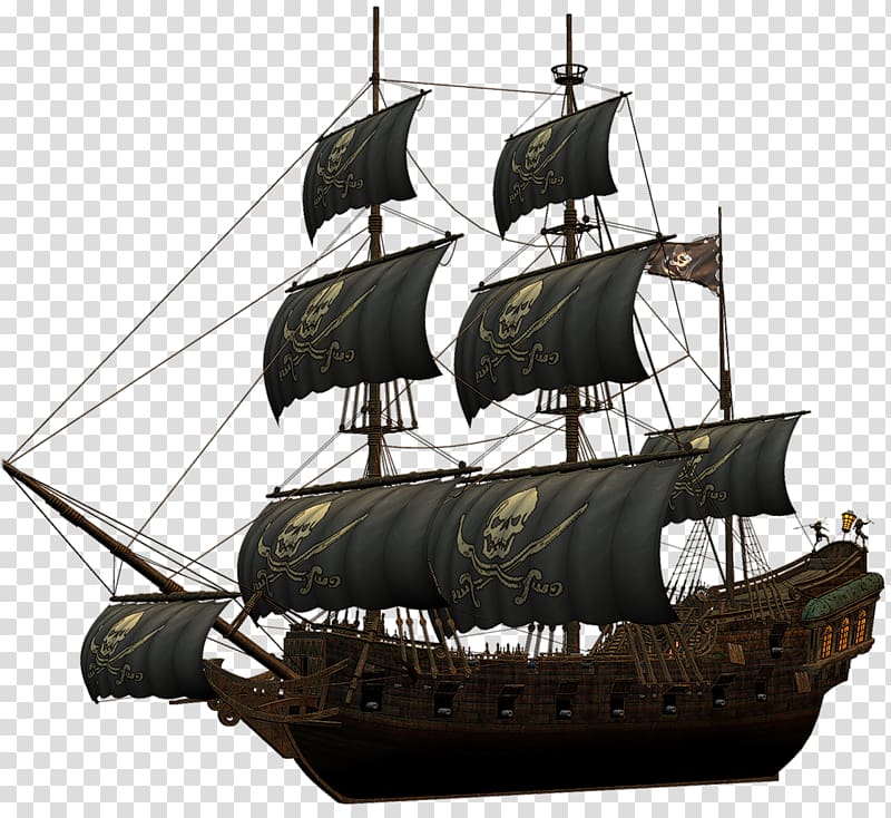 Black pirate ship illustration, Ship Navio pirata Boat , pirates ship