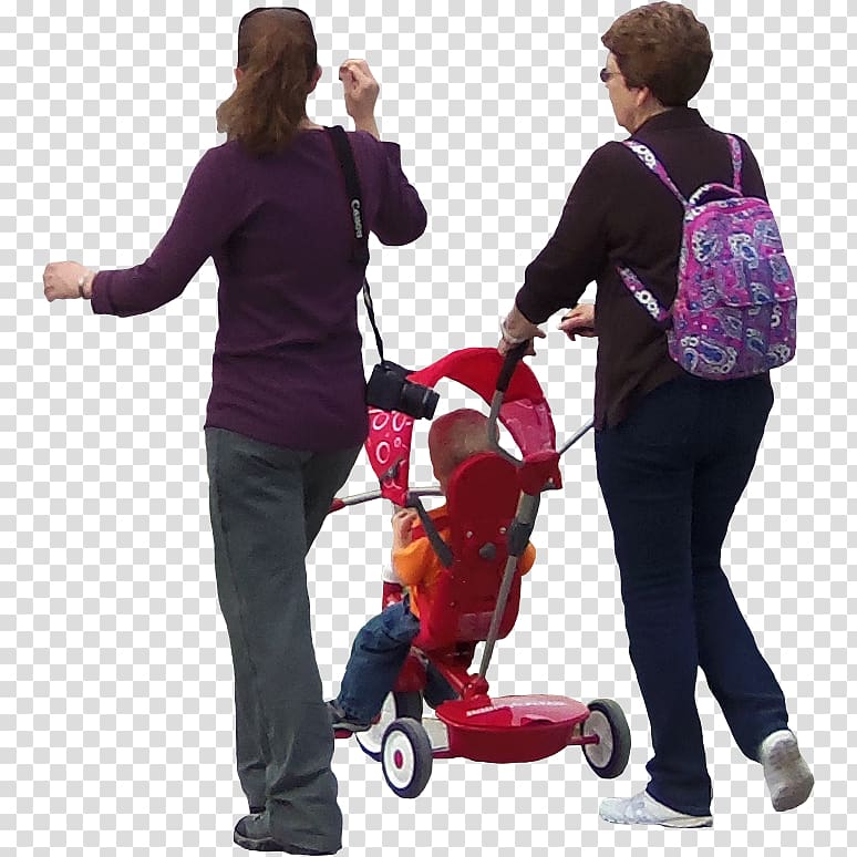 Lady with Stroller Architecture Architectural rendering, human transparent background PNG clipart