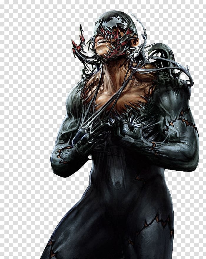 Venom illustration, Venom Eddie Brock Spider-Man Sandman Symbiote, venom transparent background PNG clipart