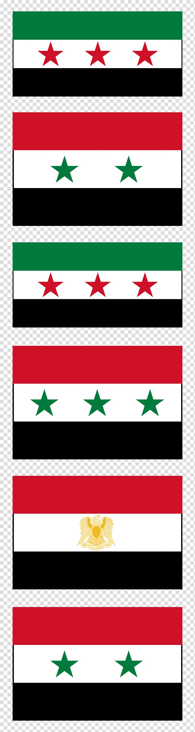 Flag of Syria Valley of Tears Federation of Arab Republics, Flag transparent background PNG clipart