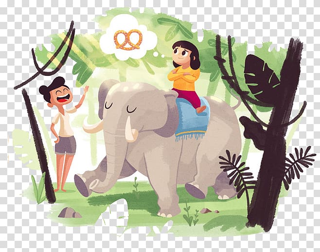 Painting Storyboard Designer Illustrator Illustration, Elephant transparent background PNG clipart