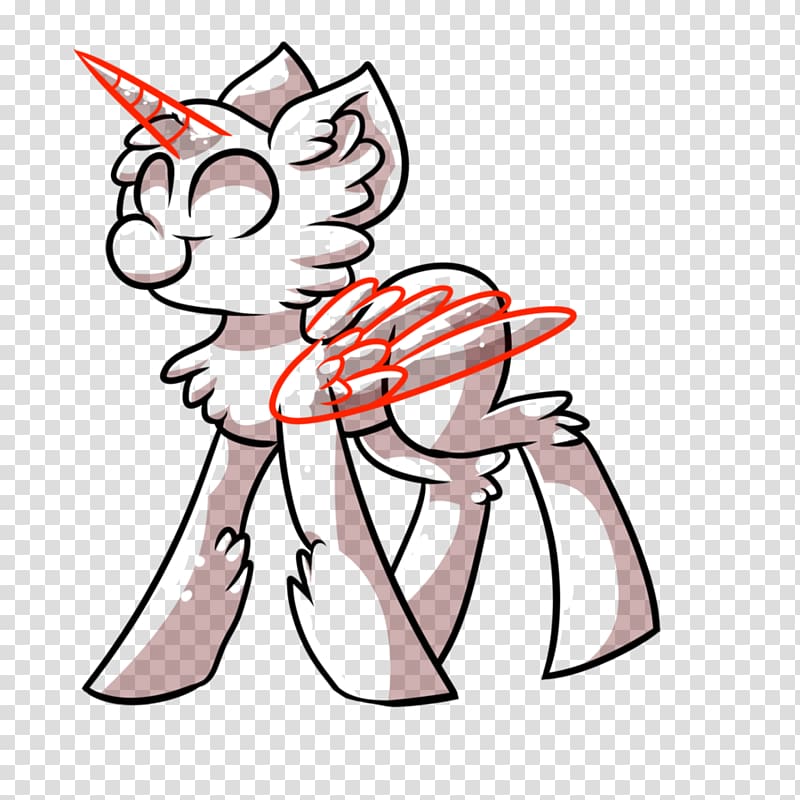 Cat Line art Pony Drawing, clarabelle cow transparent background PNG clipart