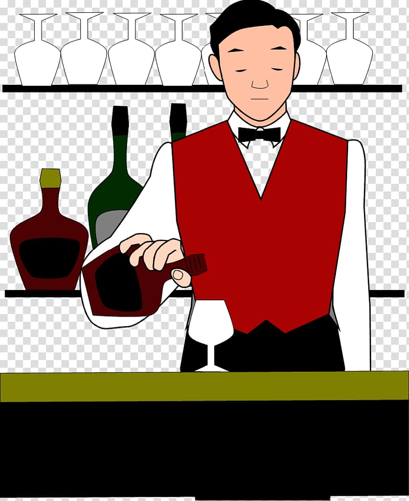 Cocktail Bartender , Bartender transparent background PNG clipart
